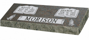 Choose Companion Grave Marker Size and Color for quote