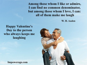 Among those whom I like or admire, I can find no common denominator ...