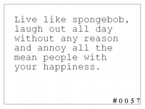 happiness, laugh, laughter, quote, spongebob