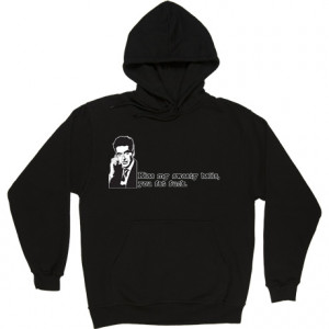 Malcolm Tucker Sweaty Balls Quote Black Hooded-Top. The best director ...
