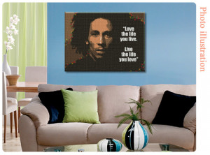 high quality print on canvas bob marley inspirational quotes ...