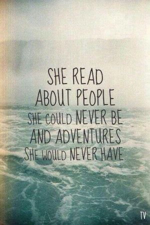 love this, it is so true. A book carries you to another world and ...
