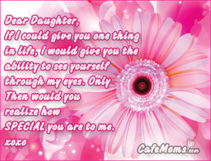 Dear Daughter Facebook Graphic
