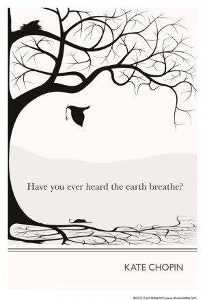 ... wind strikes upon the tree branches. Have you ever heard the earth