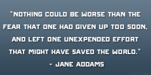 Jane Addams Quotes