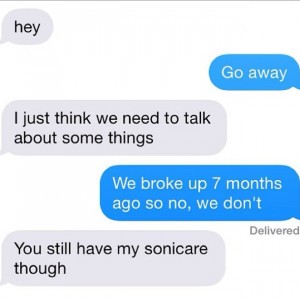 Hilarious And Depressing Texts From Your Ex (25 pics)