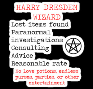 Harry Dresden Business Card by Abatashi