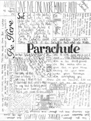 Parachute // WHYY couldn't I see them when they were in town?!?!
