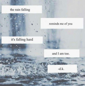 Falling hard