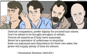 Christopher Hitchens: “Nunca seja espectador da injustiça e da ...