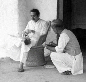 Meher Baba dictating