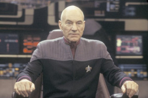 Patrick Stewart as Captain Jean-Luc Picard in Paramount’s Star Trek ...