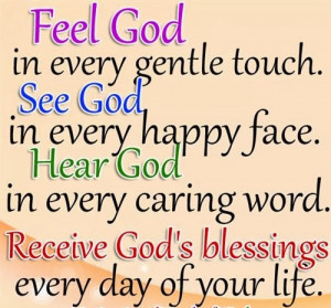 blessings on us than we are to recieve them. And all these blessings ...