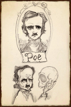 Sketchbook of Poe’s Tell-Tale Heart by David Garcia Forés