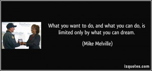 More Mike Melville Quotes