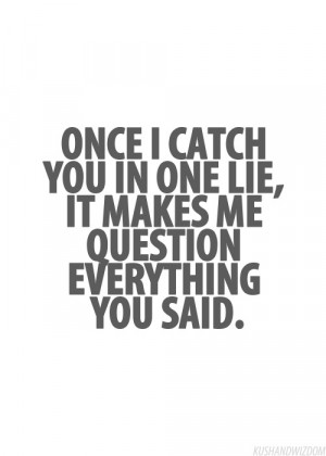 Once a liar always a liar...no matter how much ... | Quotes that I lo ...