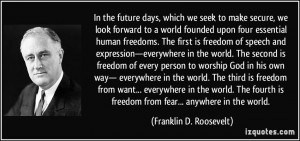 More Franklin D. Roosevelt Quotes