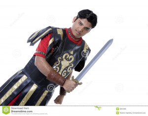 Roman Soldier Stock Photo