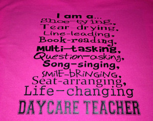 Am A Daycare Teacher Preschool Pr e-K t-shirt ...
