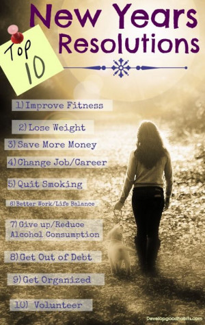 Top 10 New Years Resolutions #2014 #NYR #newyear #habits