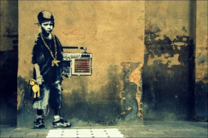 more details we have brought the 14 best pictures of Banksy graffiti ...