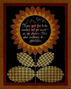 SUNFLOWER-QUOTE-COUNTRY-FOLK-ART-UNFRAMED-12X16-PRINT-BY-MARY-BETH ...