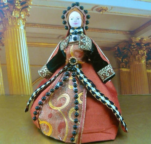 Tudor Art Doll Catherine of Aragon Doll Queen by UneekDollDesigns
