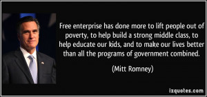 done more to lift people out of poverty, to help build a strong middle ...