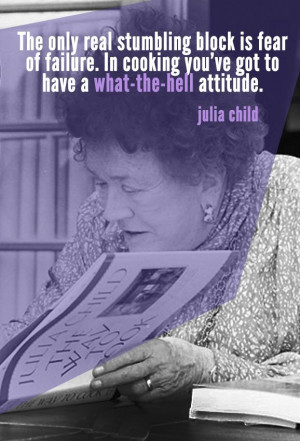 Do you rock a carefree attitude like Julia when you're being creative?