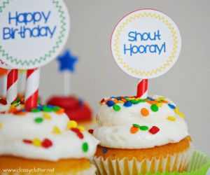 Cupcake Toppers 3 Crazy Birthday Ideas Quotes