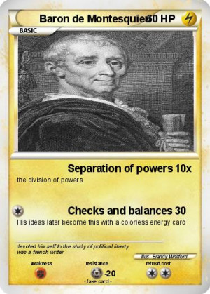 Separation Of Powers Montesquieu 1 : separation of powers