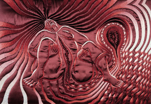 Judy Chicago’s Birth Tear/Tear, part of the artist’s “Birth ...