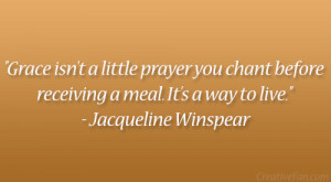 Jacqueline Winspear Quote