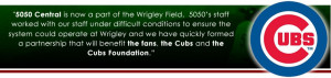 The Cubs experienced a 75% increase vs manually operated raffles.