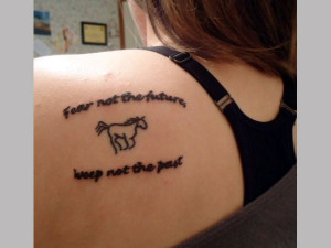 Horse Quote Tattoos for Girls