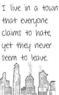 True story of every small town person I've met in the small towns we ...
