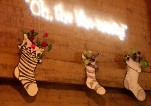 Lighted Whoville Quote with Large Stockings