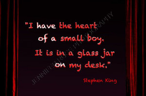 Stephen King Goth Quote Art 5x7 Framed by JenniferRoseGallery, $20.00