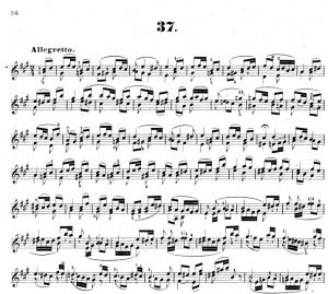 ... 33rd Caprice for viola is practically a study on Bach's C-major Fugue