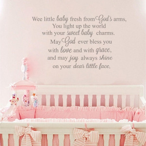 Nursery Wall Quotes | Baby Girl Quotes, Baby Boy Quotes
