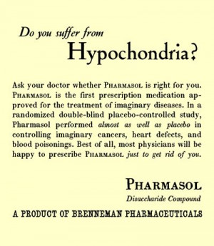 Hypochondriac humor. Do you suffer from hypochondria? A new cure for ...