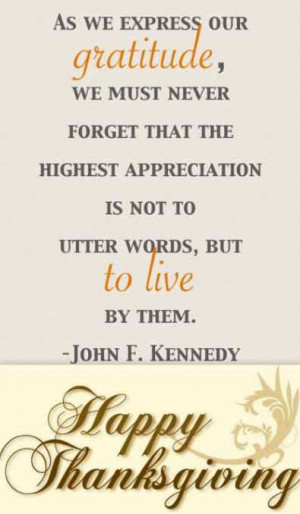 very Happy Thanksgiving, Quotes, Pictures, Wishes, John F Kennedy ...