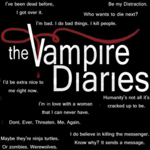 ... this image include: tvd, diaries, quotes, vampire and Vampire Diaries