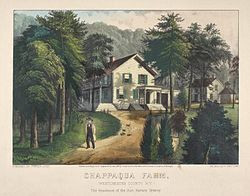 ... The Residence of Hon. Horace Greeley , Currier & Ives , c. 1870