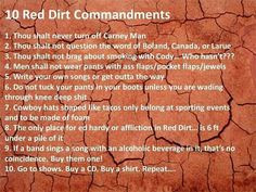 red dirt music life rules 10 red texas country music