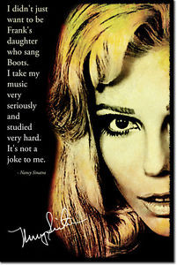 NANCY-SINATRA-SIGNED-ART-PRINT-PHOTO-POSTER-AUTOGRAPH-GIFT-FRANK-QUOTE