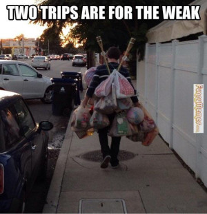 Funny memes – Grocery shopping like a boss