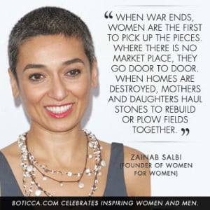 Celebrating International Women's Day with Zainab Salbi. # ...