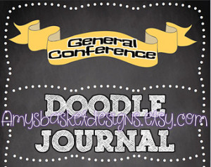 2015 General Conference Doodle Jour nal - Chalkboard Cover ...