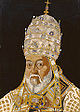 Mosaic of Pope Clement VIII wearing a papal tiara